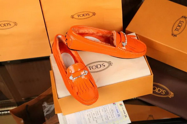 TODS Loafers Lined with fur Women--005